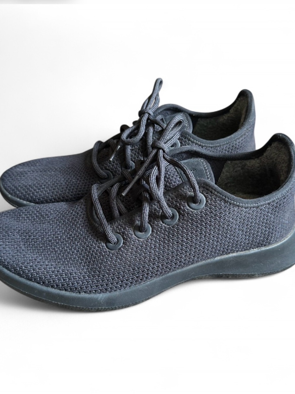 Men's Allbirds Lightweight Knit Lace-Up Sneakers - Navy Blue